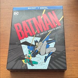 DC Batman Animated Series Blu-Ray Set - Red and Blue